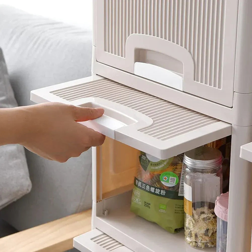 Foldable 4-layer storage drawers - home & kitchen