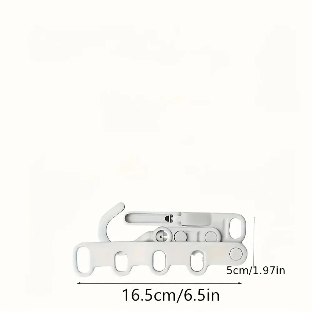 Foldable 5-hole clothes hanger - home improvement