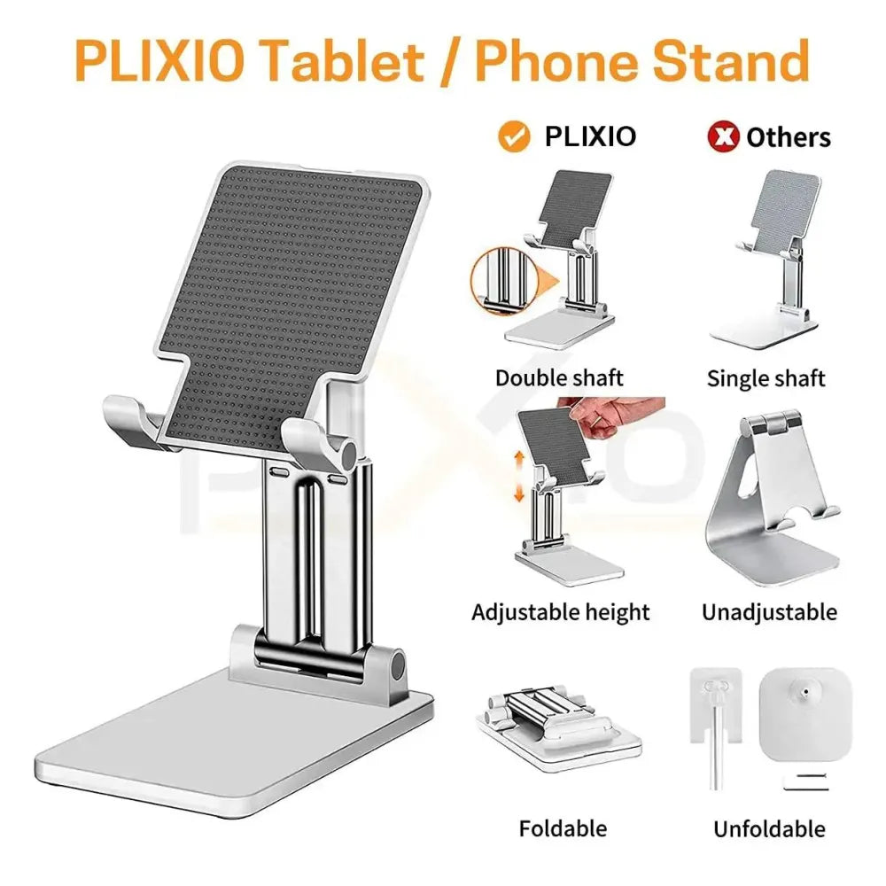 Foldable desktop phone stand
