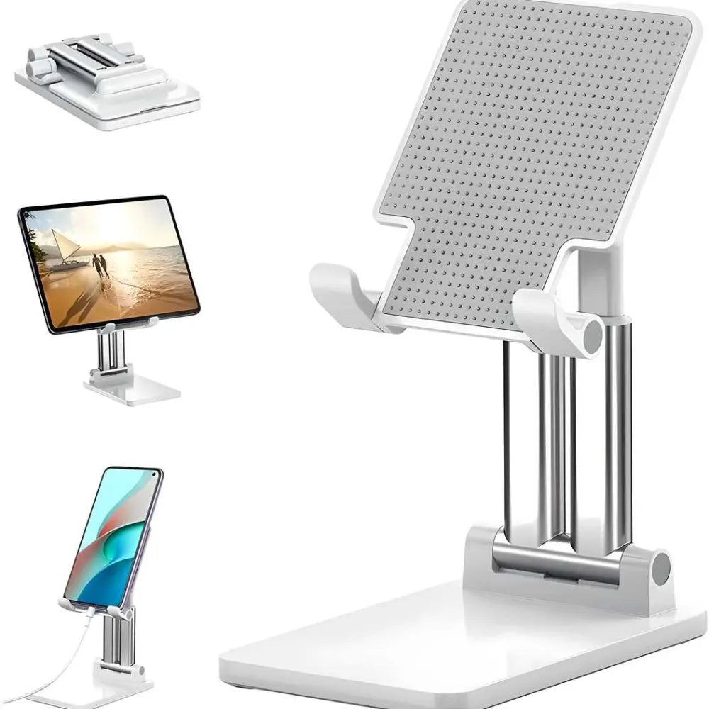 Foldable desktop phone stand