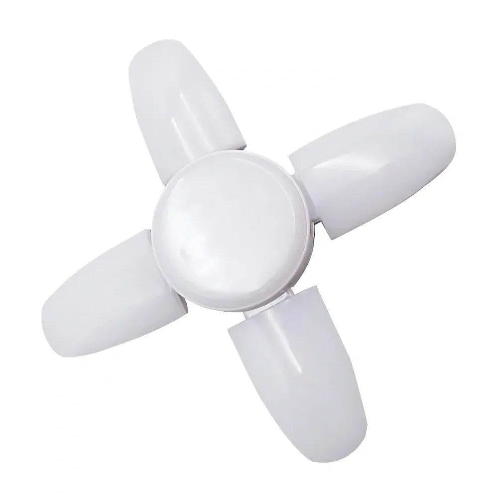 Foldable led fan bulb - home decor