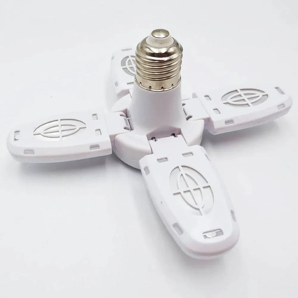Foldable led fan bulb - home decor