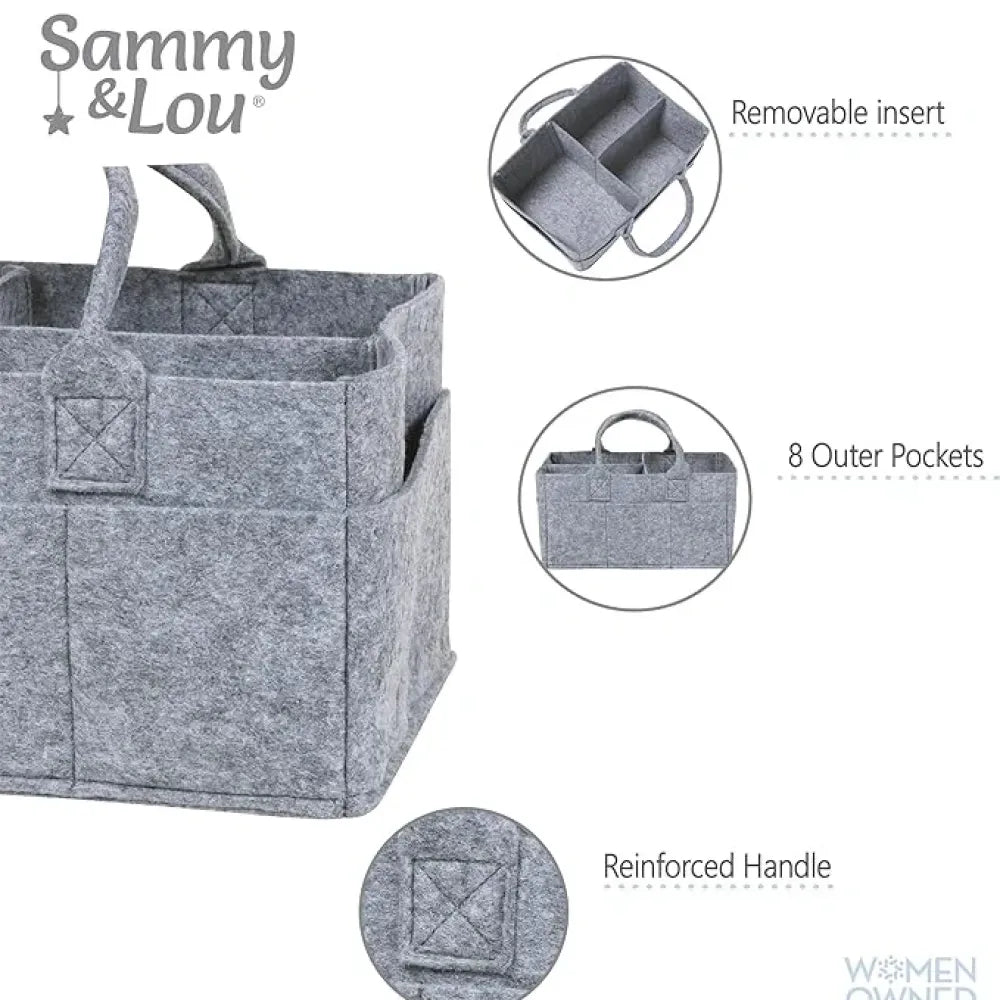 Foldable nursery storage organizer