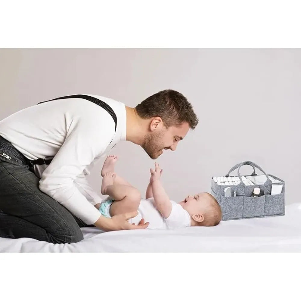 Foldable nursery storage organizer