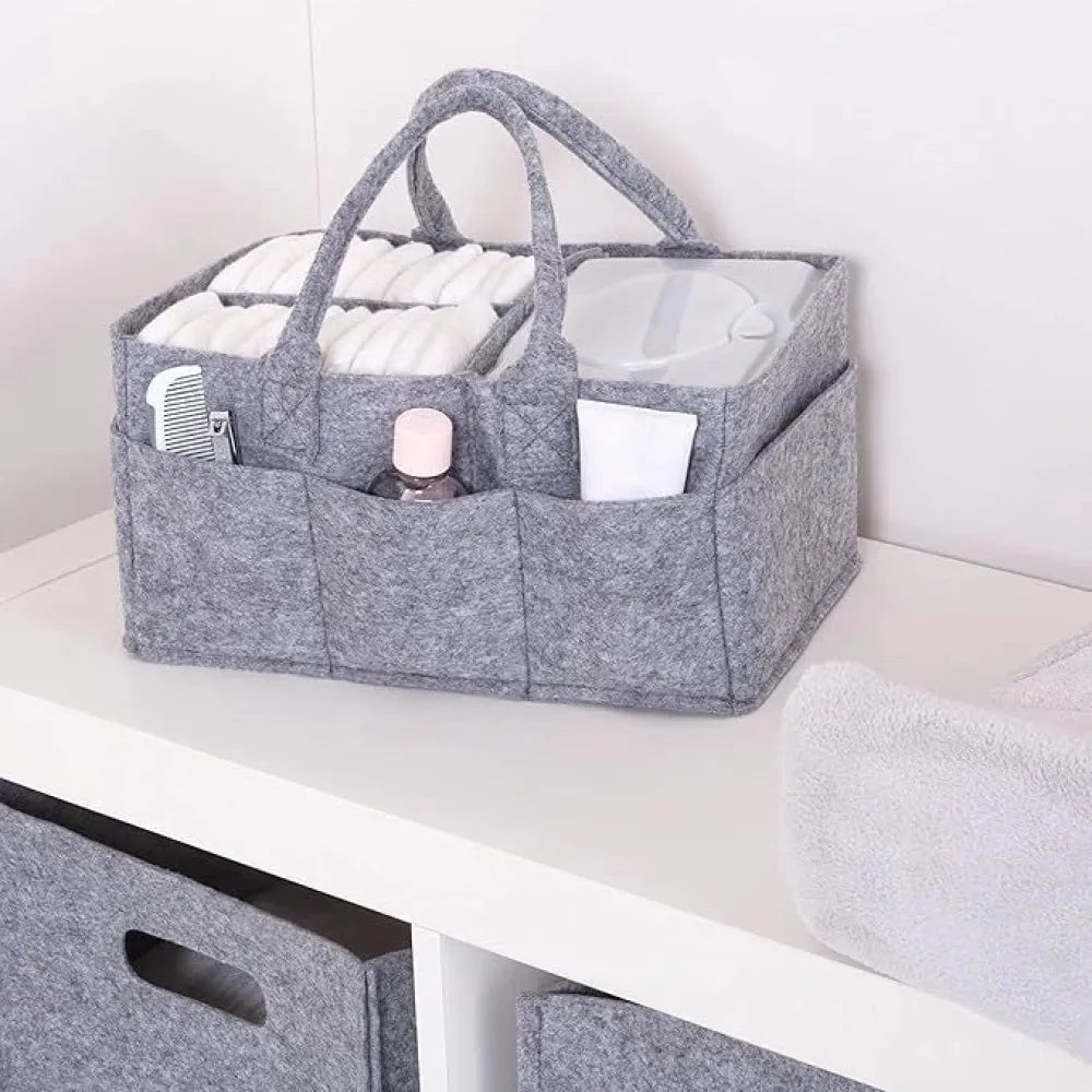 Foldable nursery storage organizer