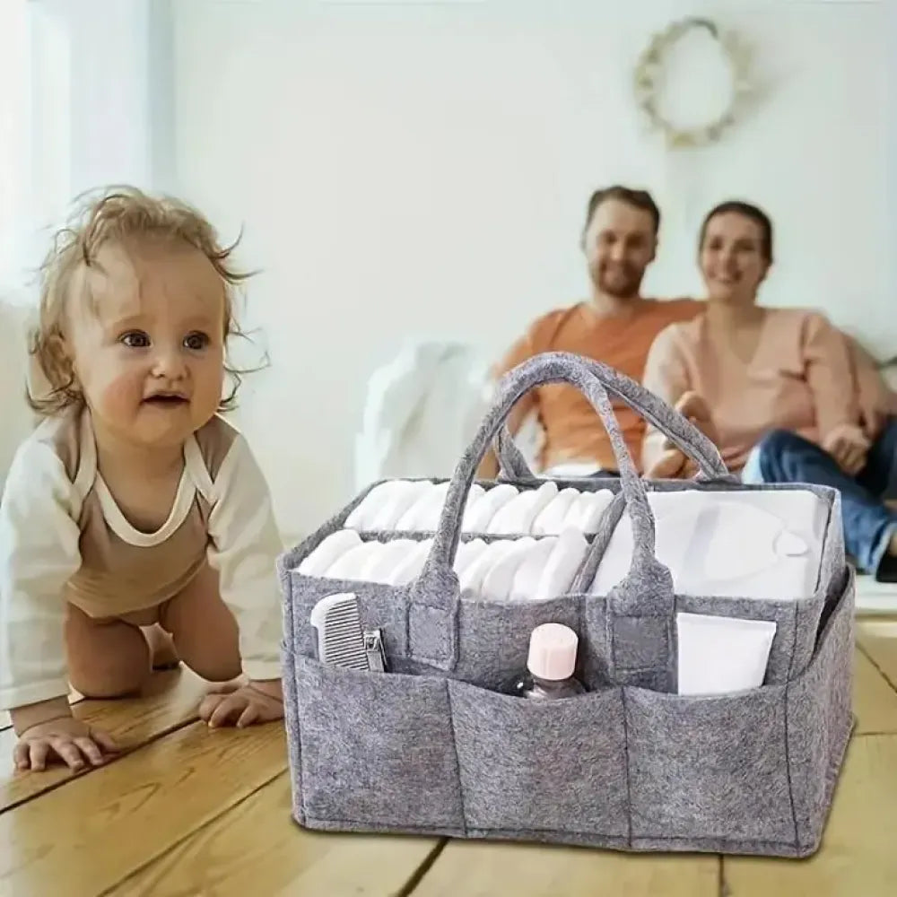Foldable nursery storage organizer