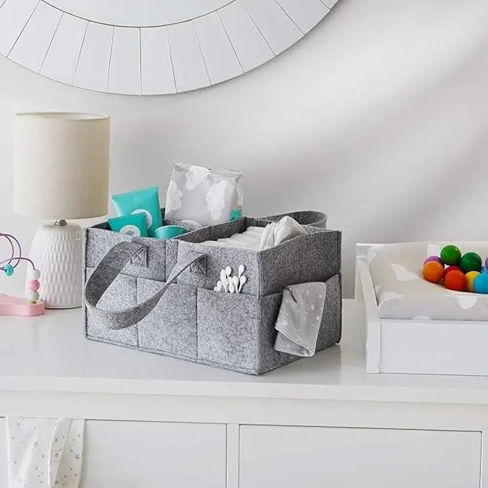 Foldable nursery storage organizer