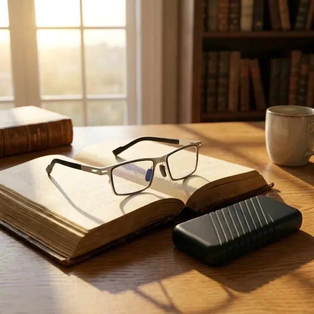 Foldable reading glasses
