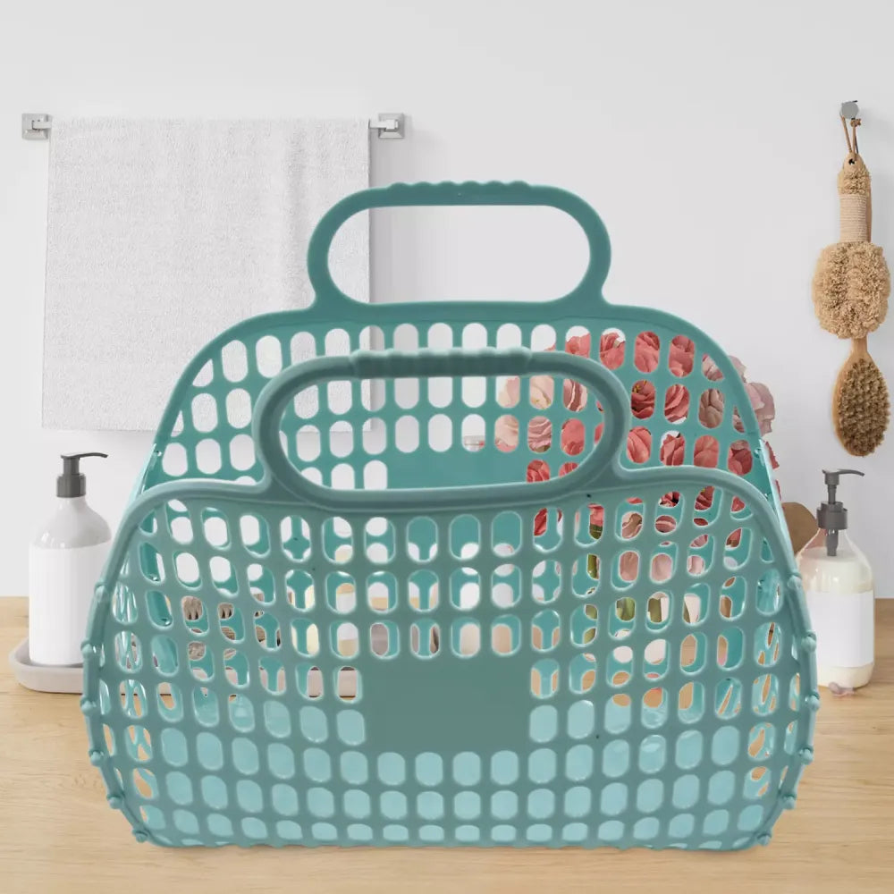 Foldable smiley shopping bag - home & kitchen