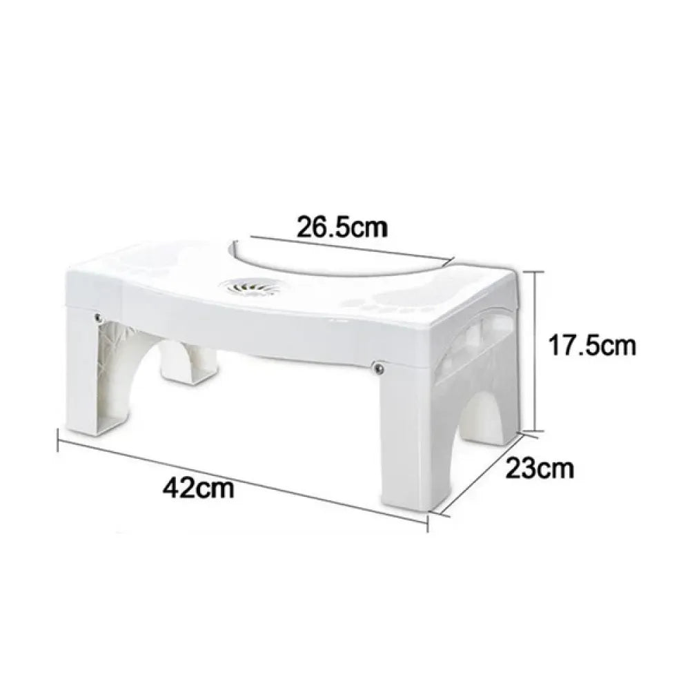 Foldable squat toilet stool - home improvement