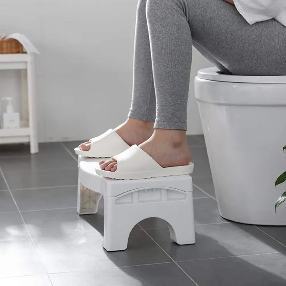 Foldable squat toilet stool - home improvement