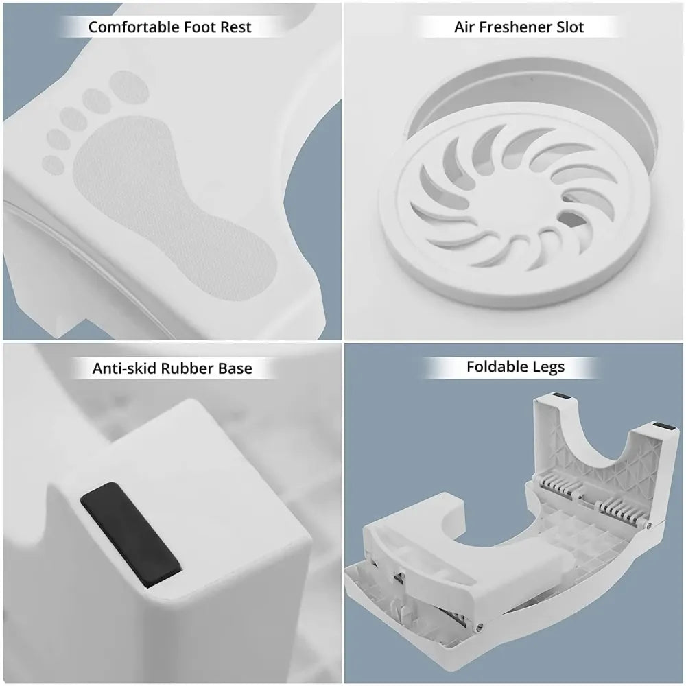 Foldable squat toilet stool – pack of 1