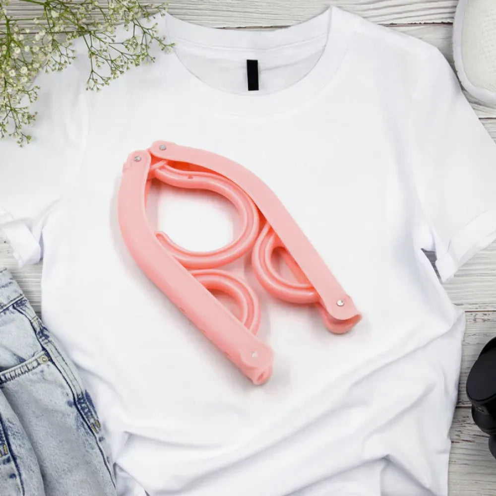 Foldable travel hangers with clips - home improvement