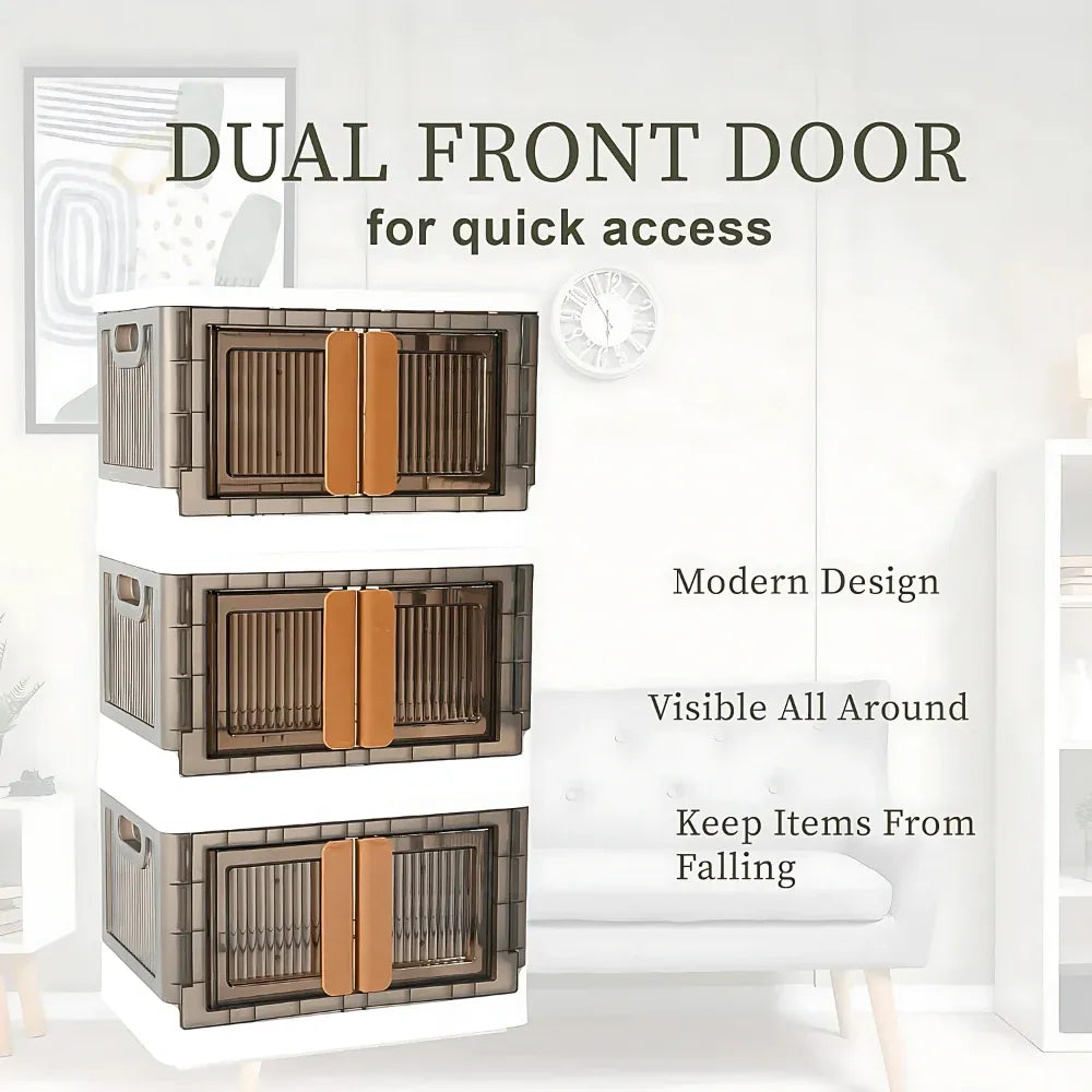 Foldable wheeled storage organizer - home improvement