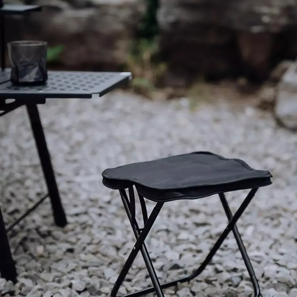 Folding camping stool seat - home improvement