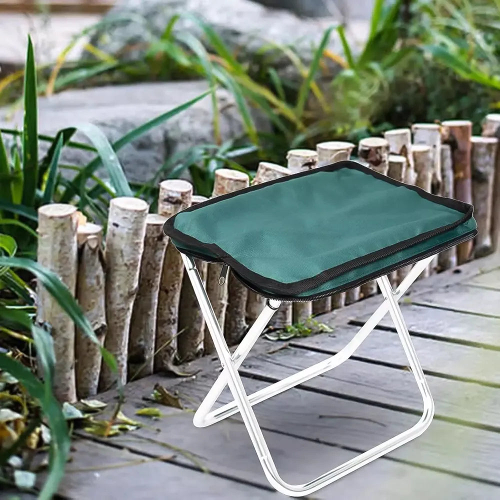 Folding camping stool seat - home improvement