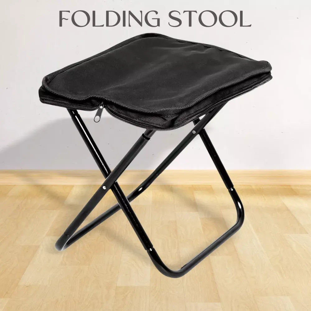 Folding camping stool seat - home improvement