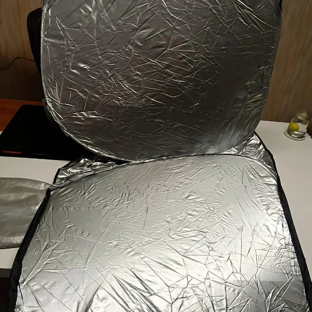 Folding car window sunshade cover