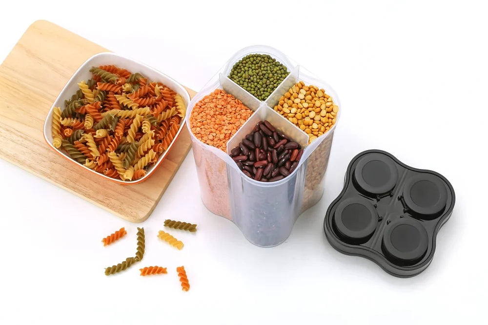 4-Section Food Storage Container
