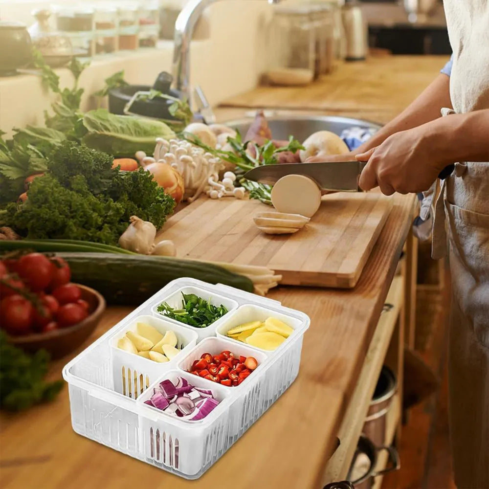 Fridge & freezer storage box - home kitchen