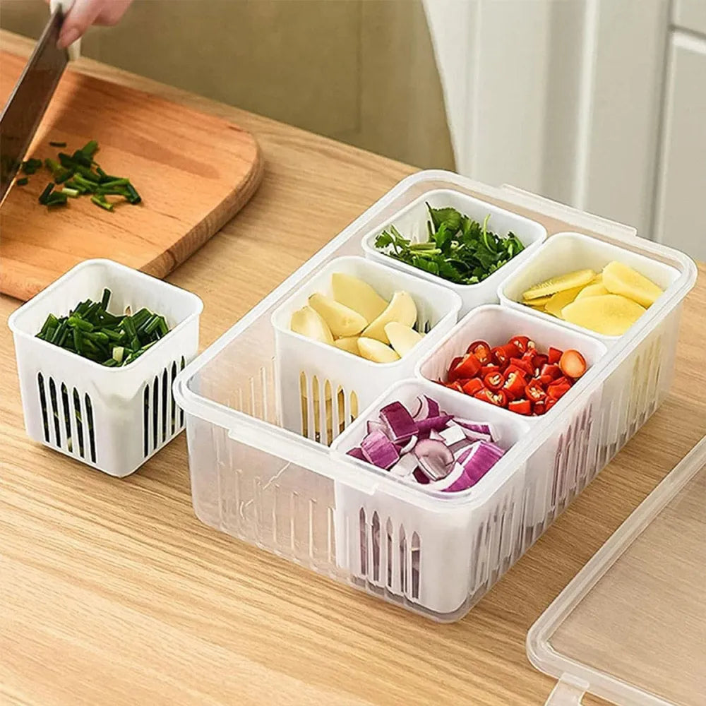 Fridge storage & organizer box - home kitchen