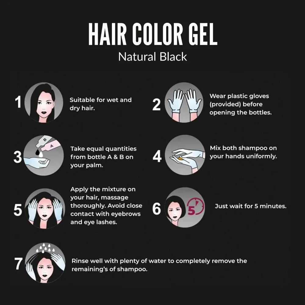 Fruit vinegar gel hair color 125ml