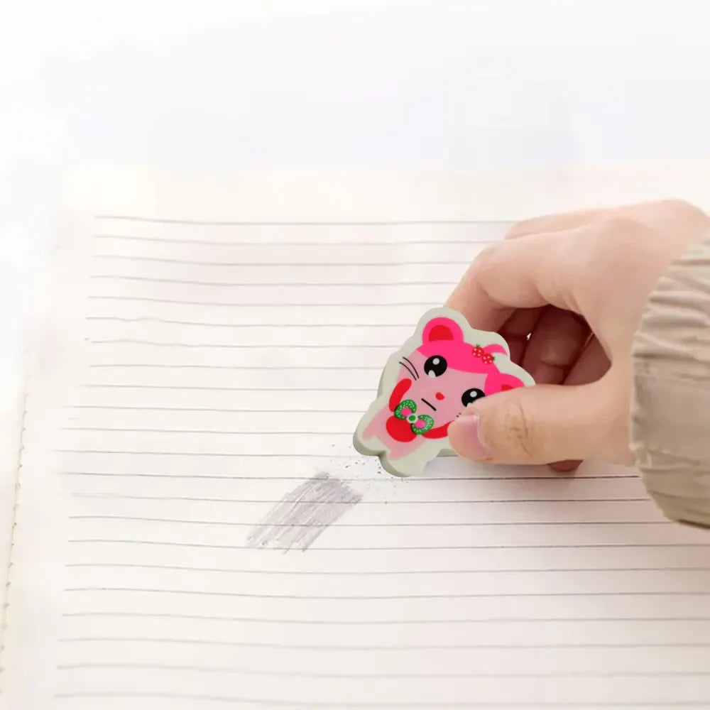 Fun cartoon kid’s eraser - office