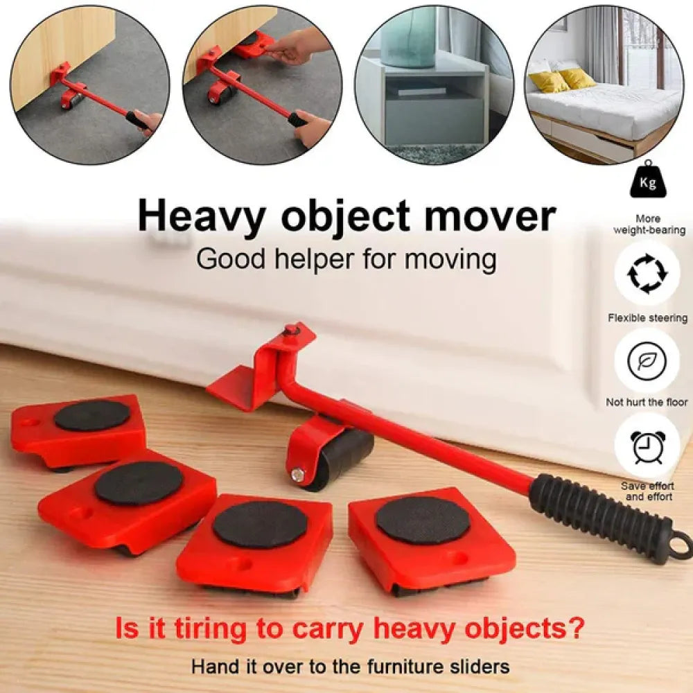 Furniture moving lifter set - home improvement