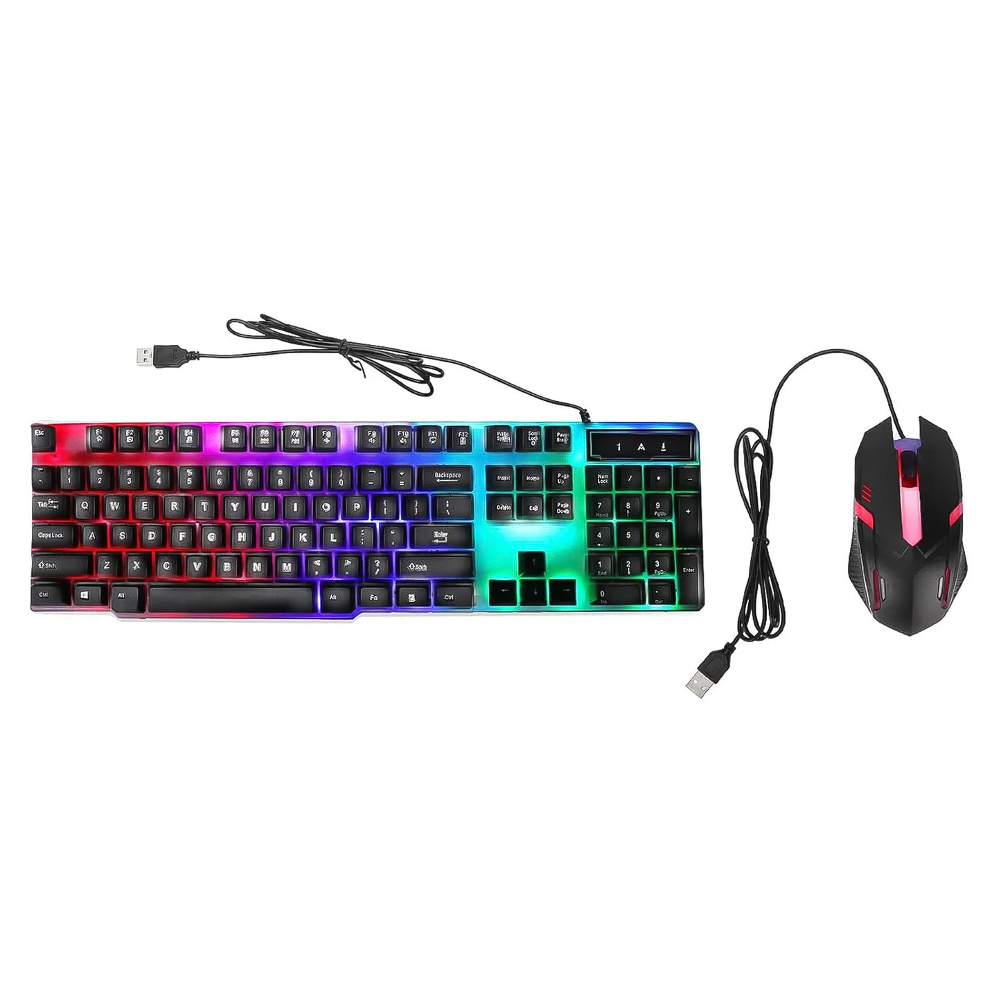 Backlit Gaming Keyboard Mouse