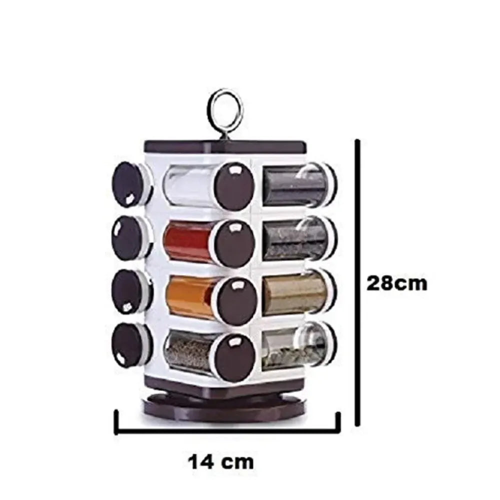 Ganesh 16-jar spice rack - home & kitchen