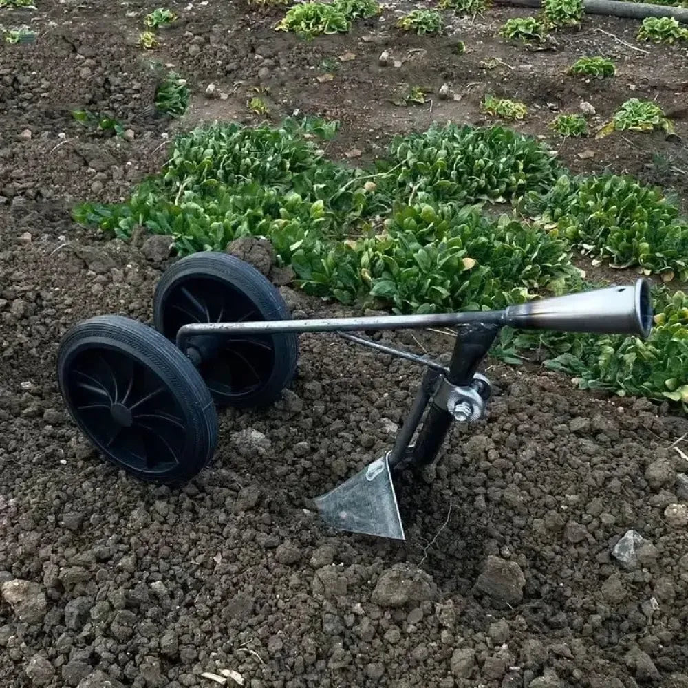 Garden tool supporter – double wheel