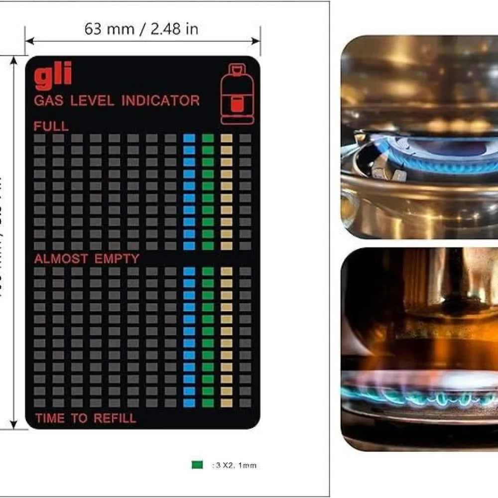 Gas bottle level indicator (pack of 1)