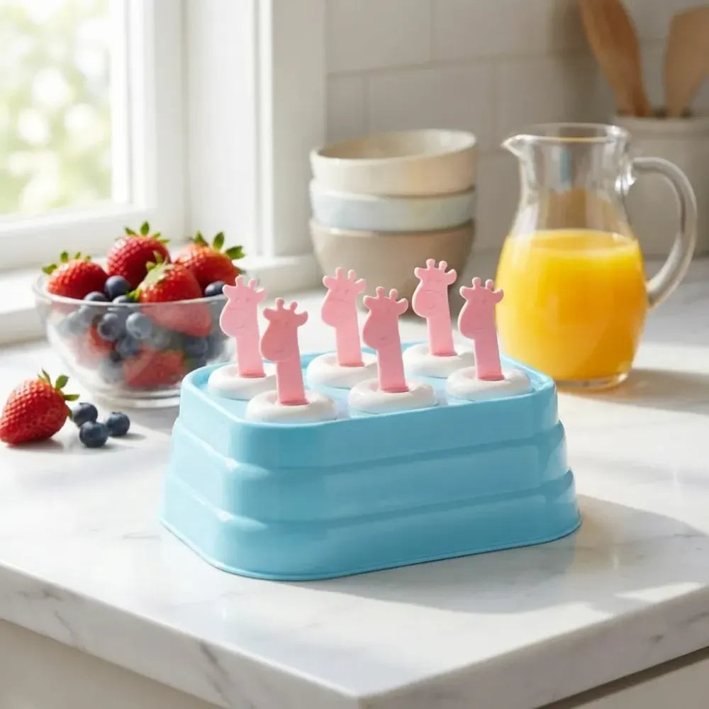 Giraffe popsicle molds – 6 cavity - home & kitchen