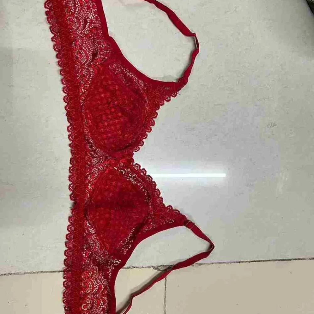 Girls full coverage non-padded net bra (pack of 2)