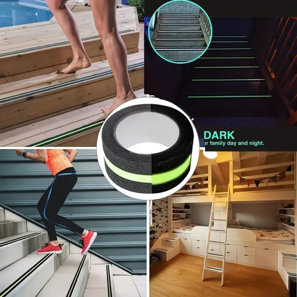 Glow-in-dark anti-slip tape - potential heroes