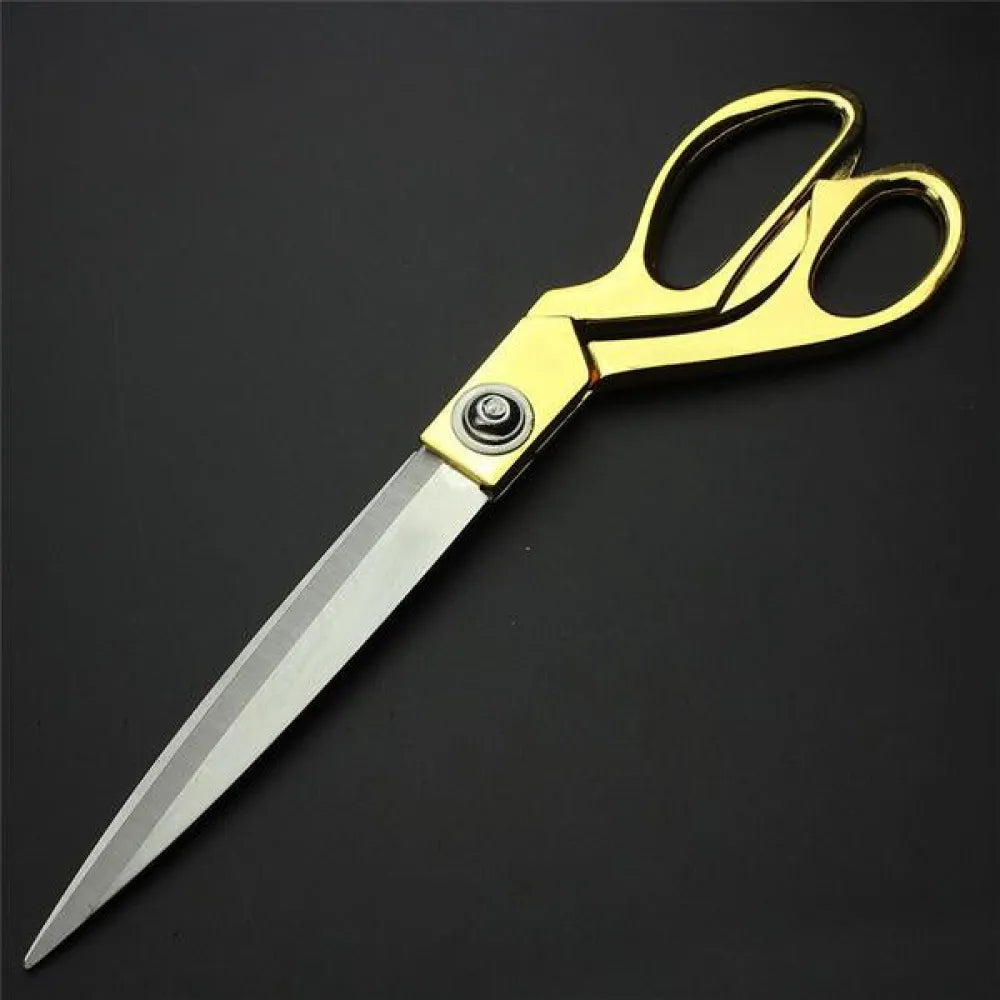 Gold plated professional cloth cutting scissor - home improvement