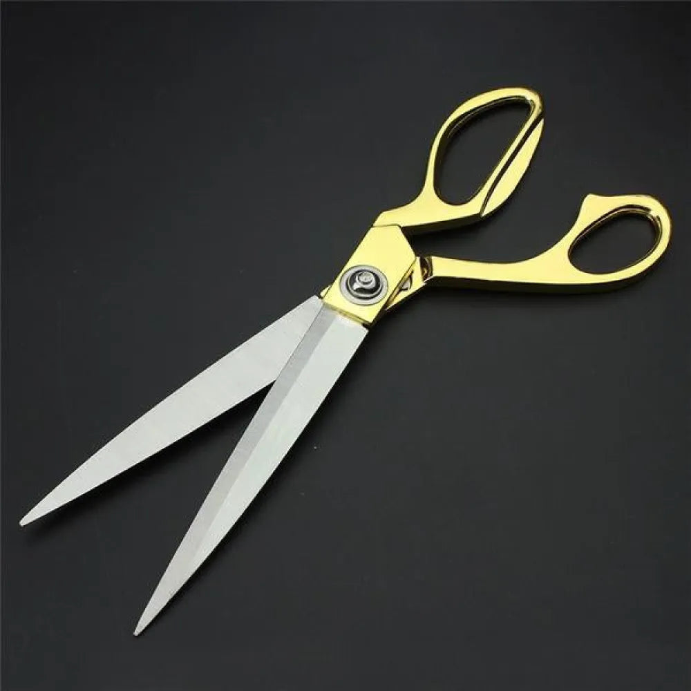 Gold plated professional cloth cutting scissor - home improvement