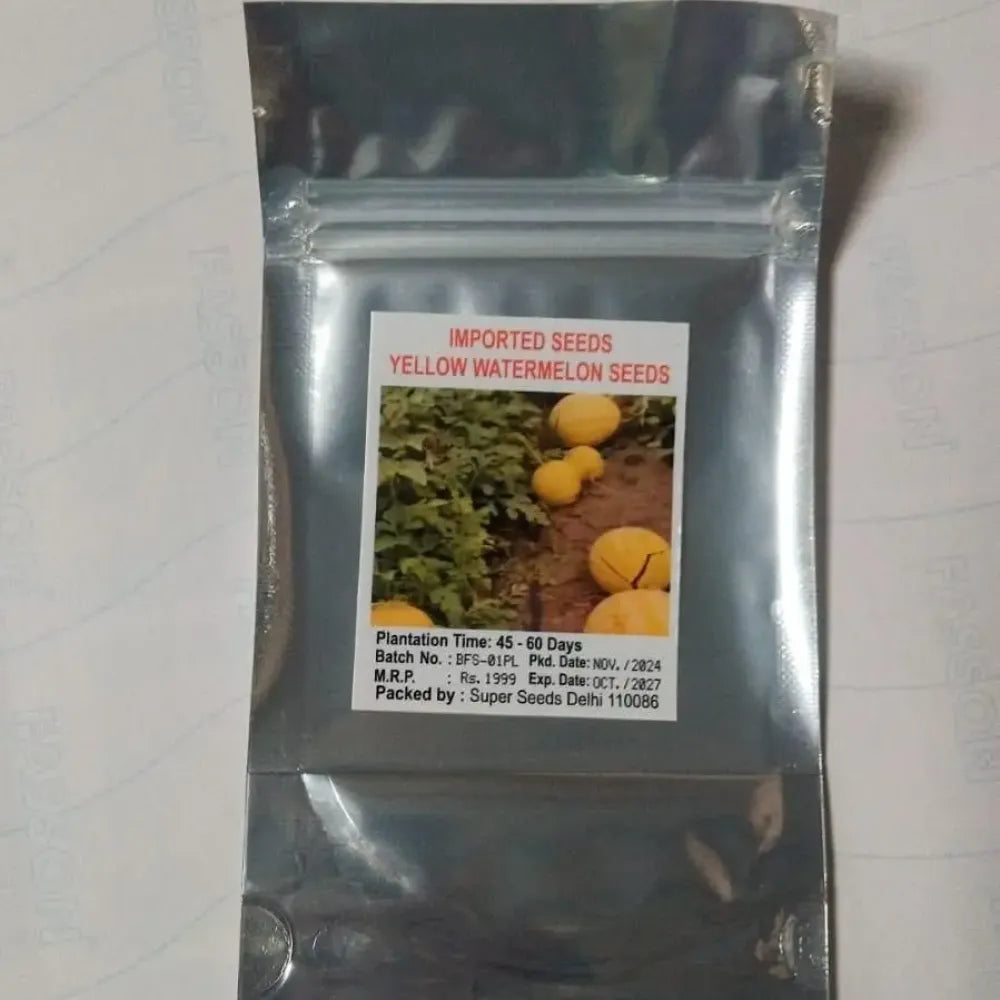Golden red watermelon seeds - gardening