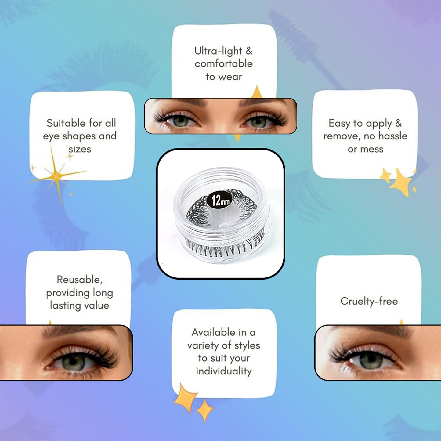Natural Lightweight Eyelash Extensions