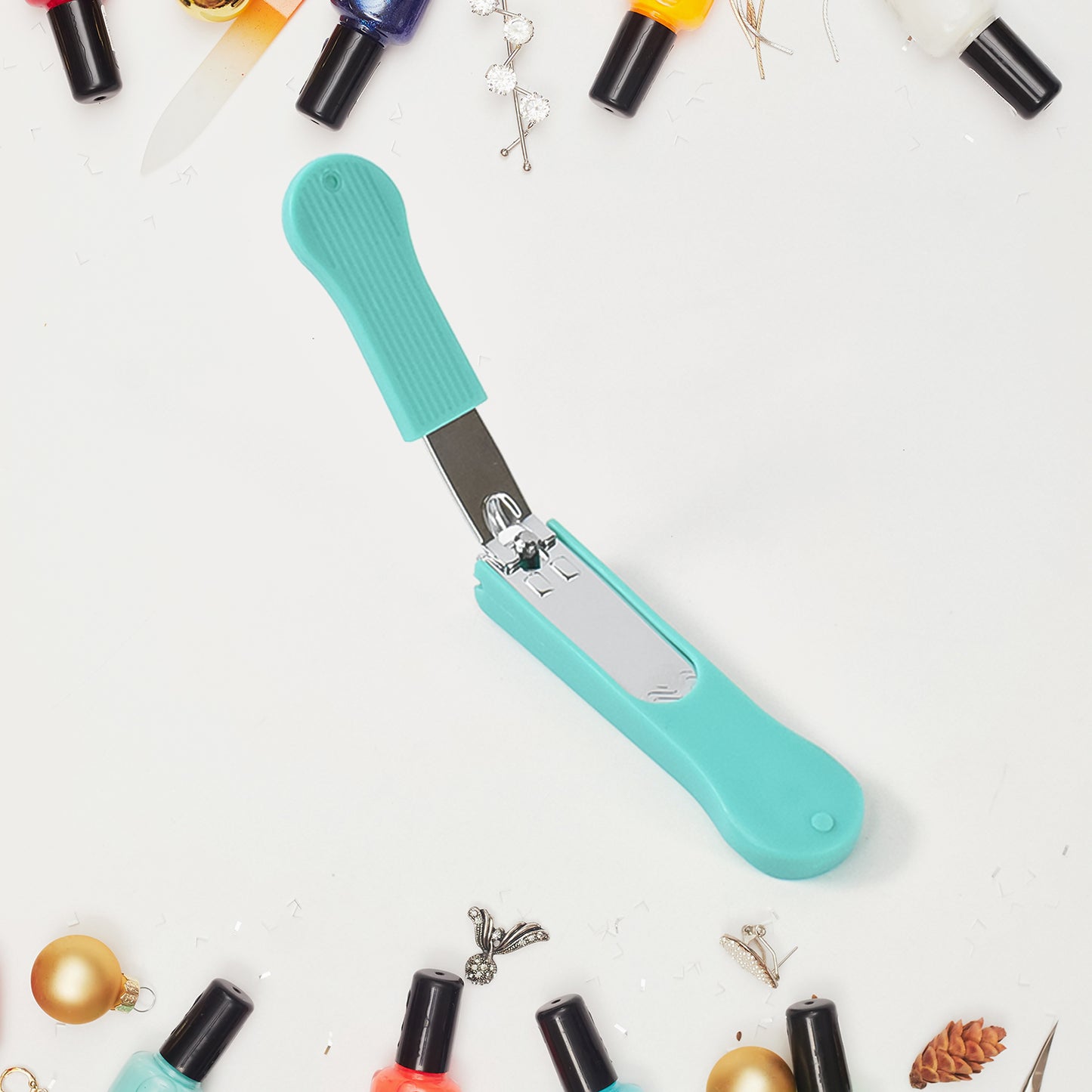 Ergonomic Multi-Functional Nail Clipper