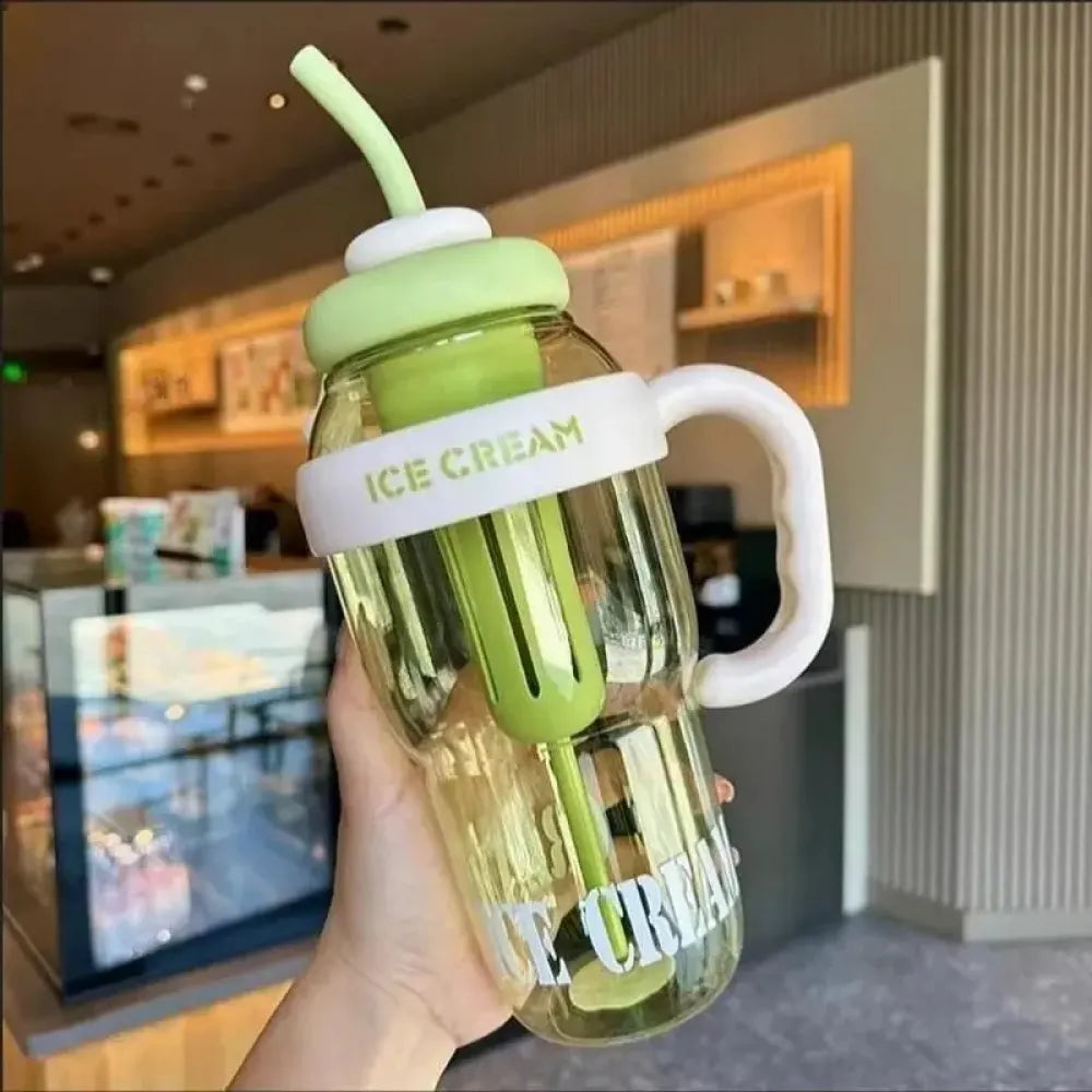 Handle & straw water bottle - potential heroes