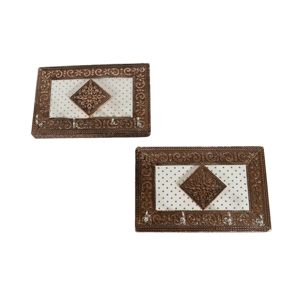 Handpainted meenakari keyholder - home improvement