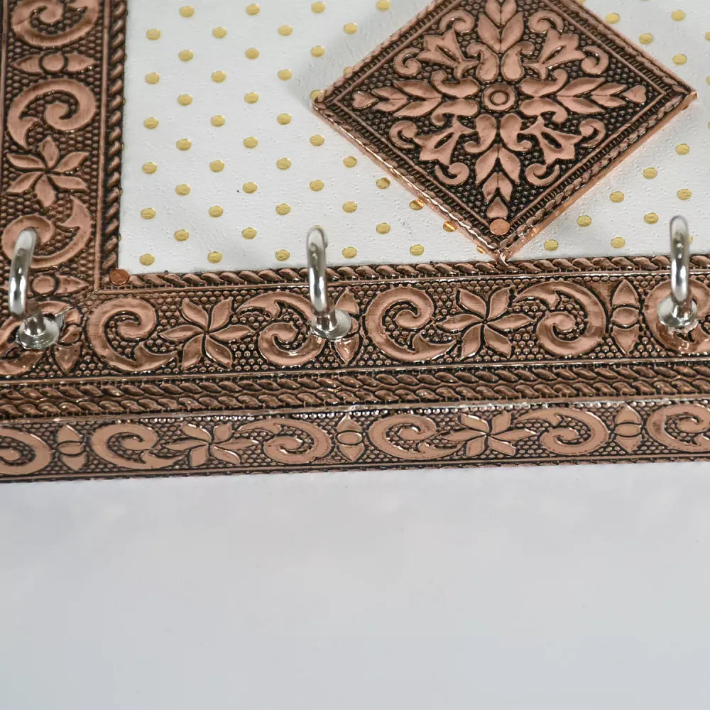 Handpainted meenakari keyholder - home improvement