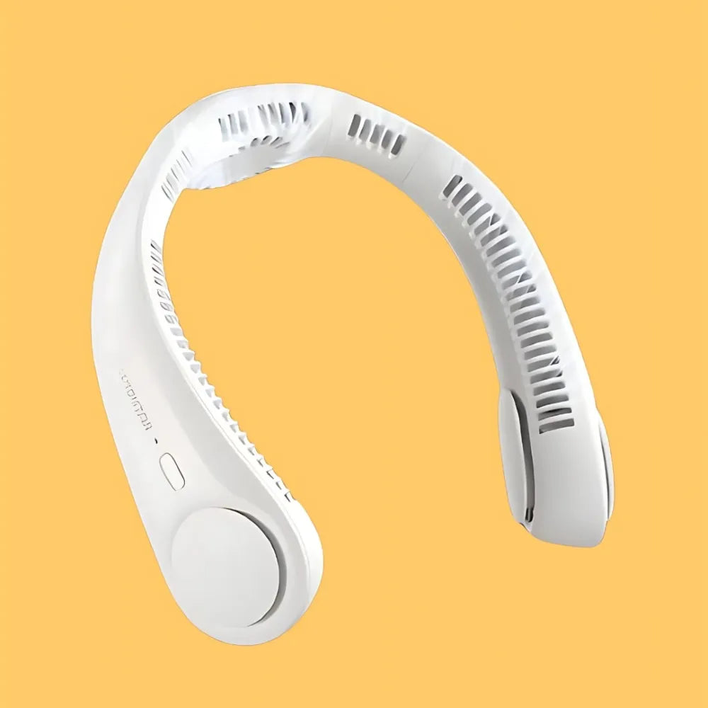 Hands free cooling neck fan