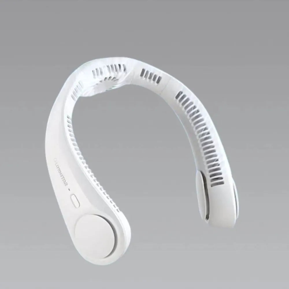 Hands free cooling neck fan