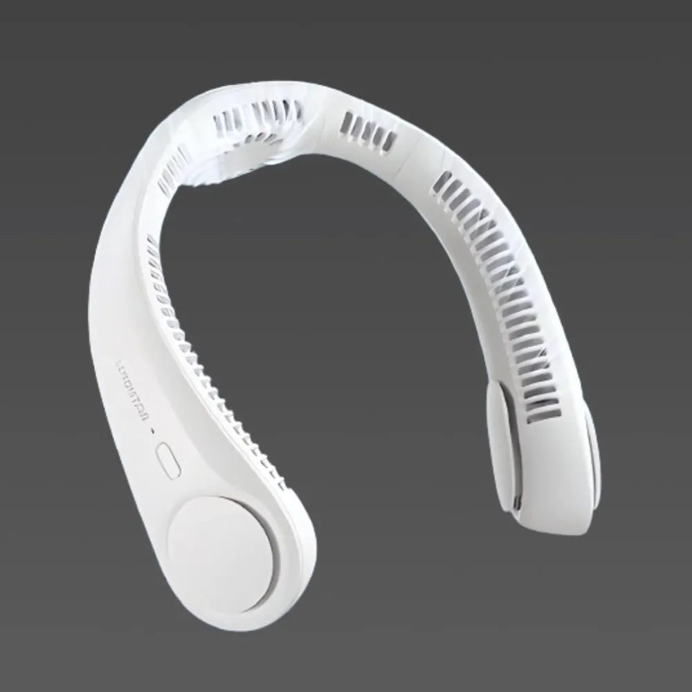 Hands free cooling neck fan