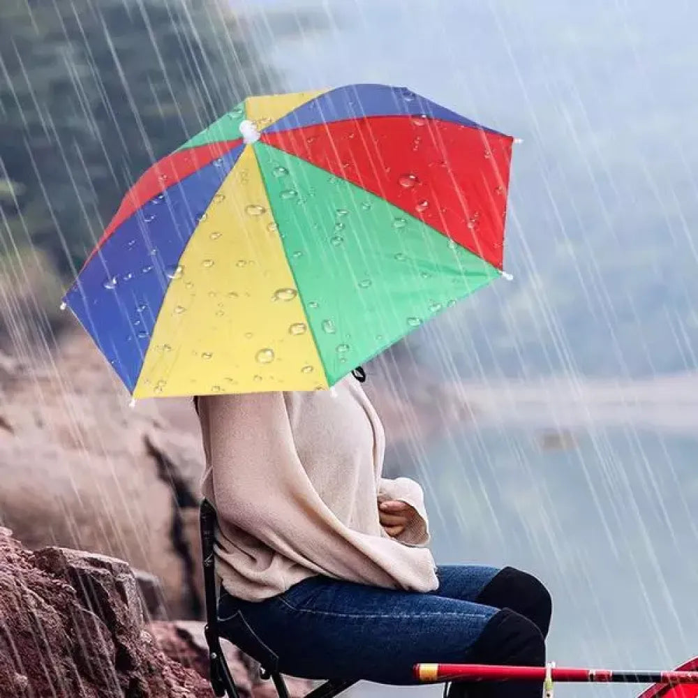 Hands-free umbrella hat - toys