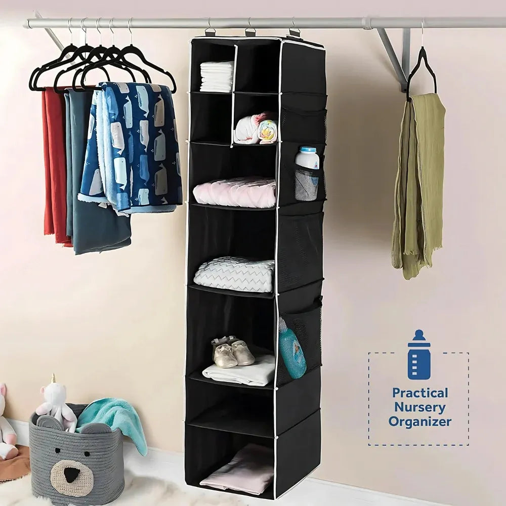 Hanging closet organizer with drawers - home improvement