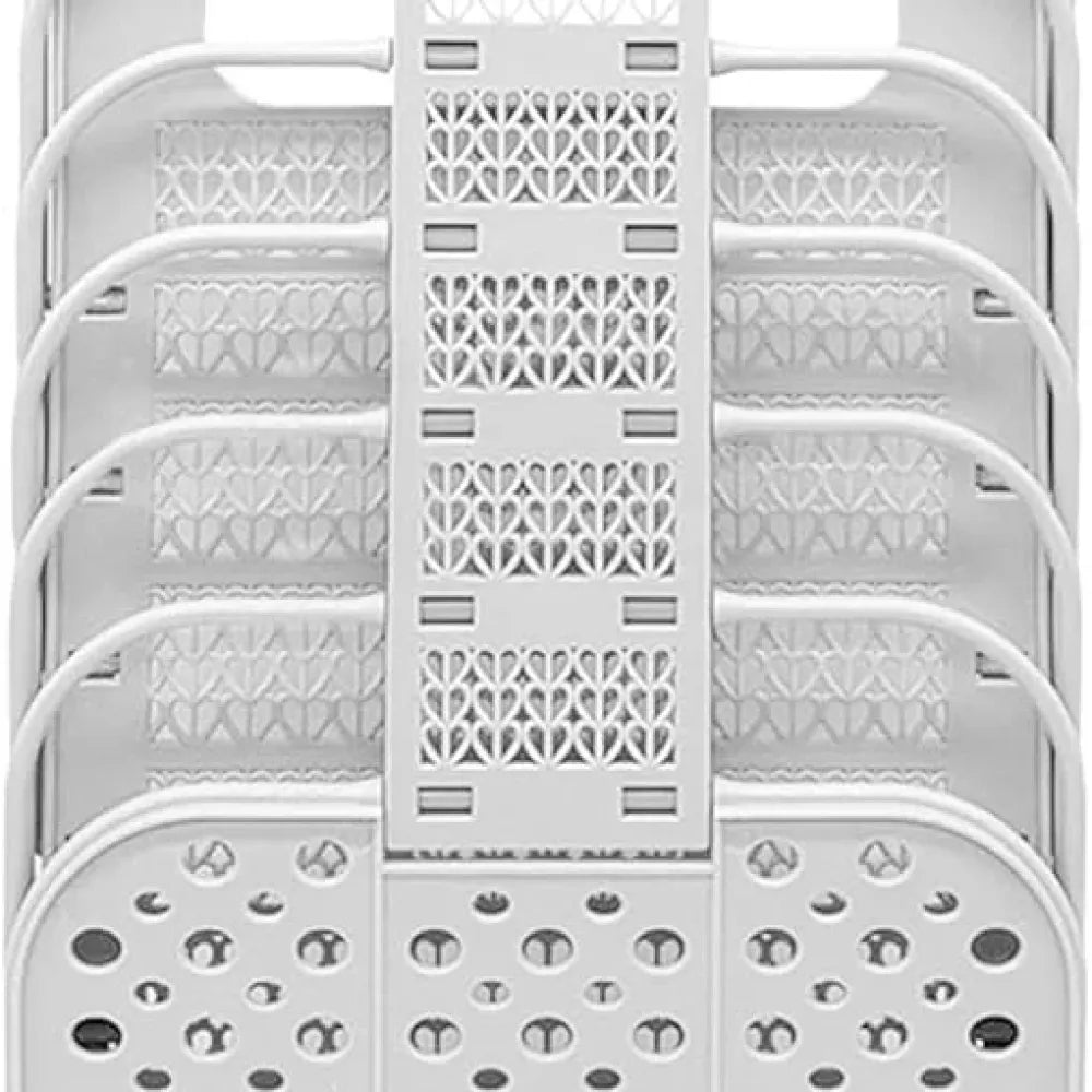 Hanging plastic laundry basket