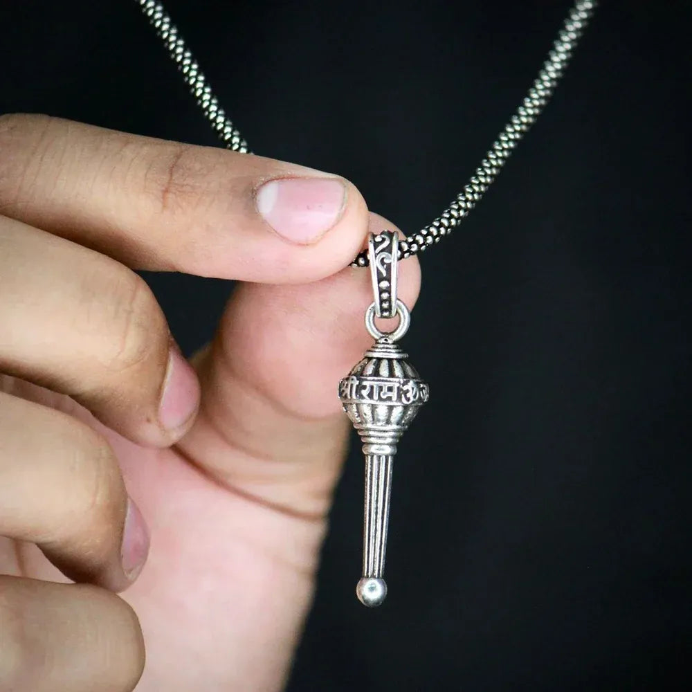 Hanuman gada pendant necklace - health care